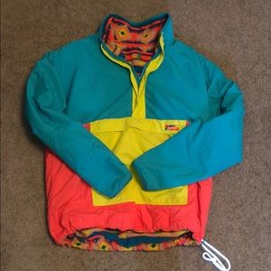 Chubbies Men’s Quarter Zip Reversible Jacket